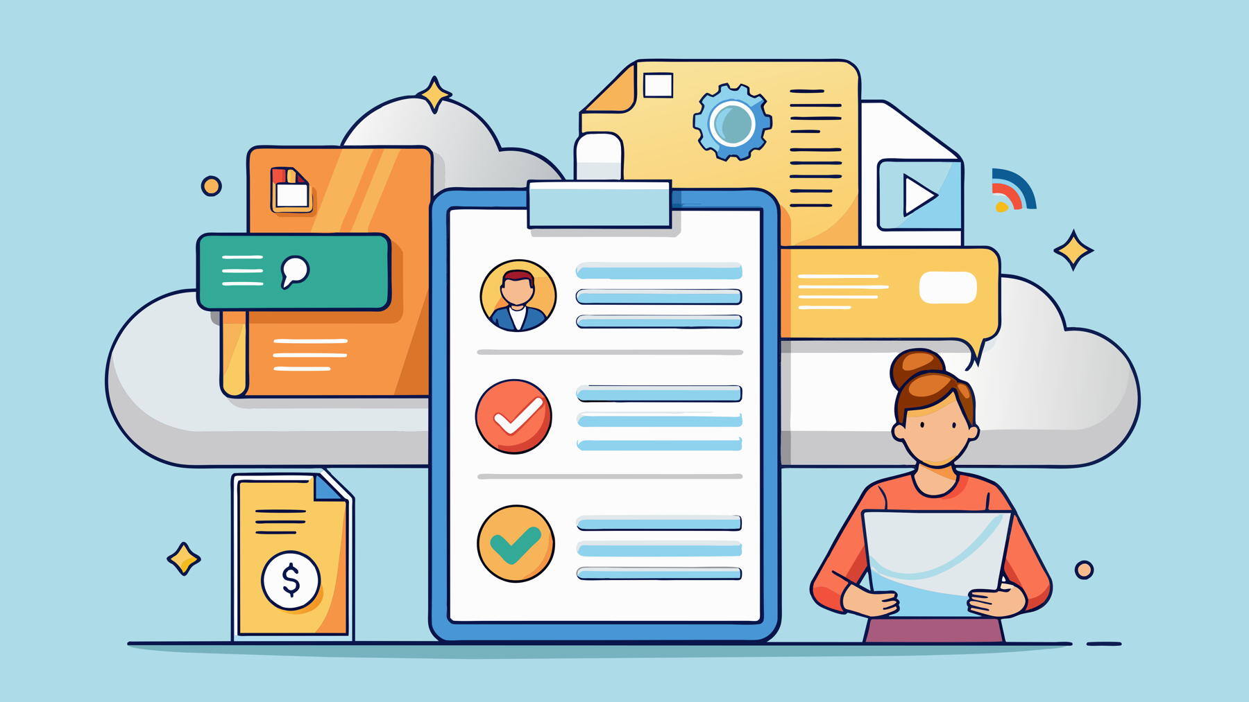 A Form can also be in digital form stored as a PDF. It may contain hyperlinks and interactive elements like videos or pictures.